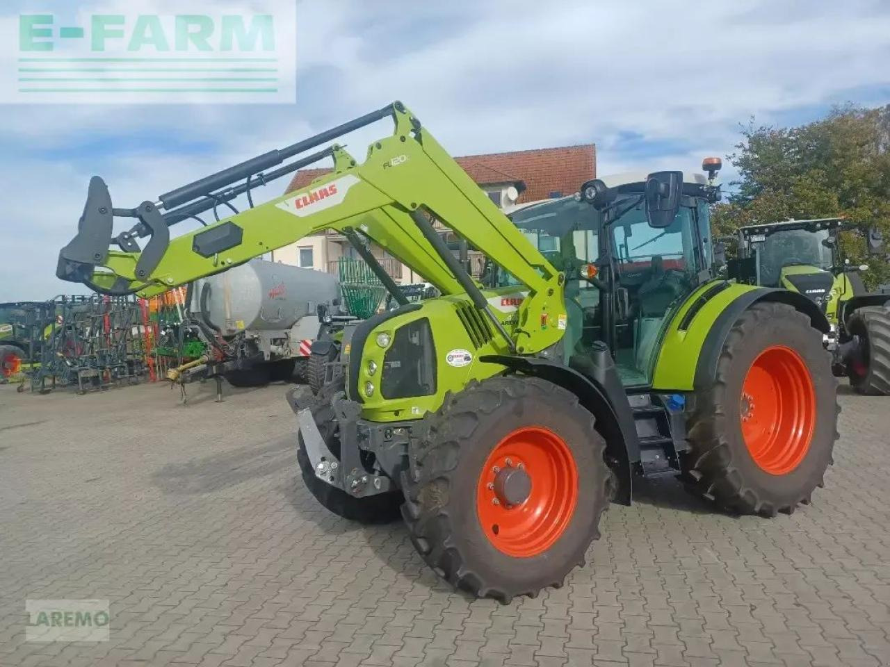 Tractor CLAAS arion 470 cis mit fl 120 c