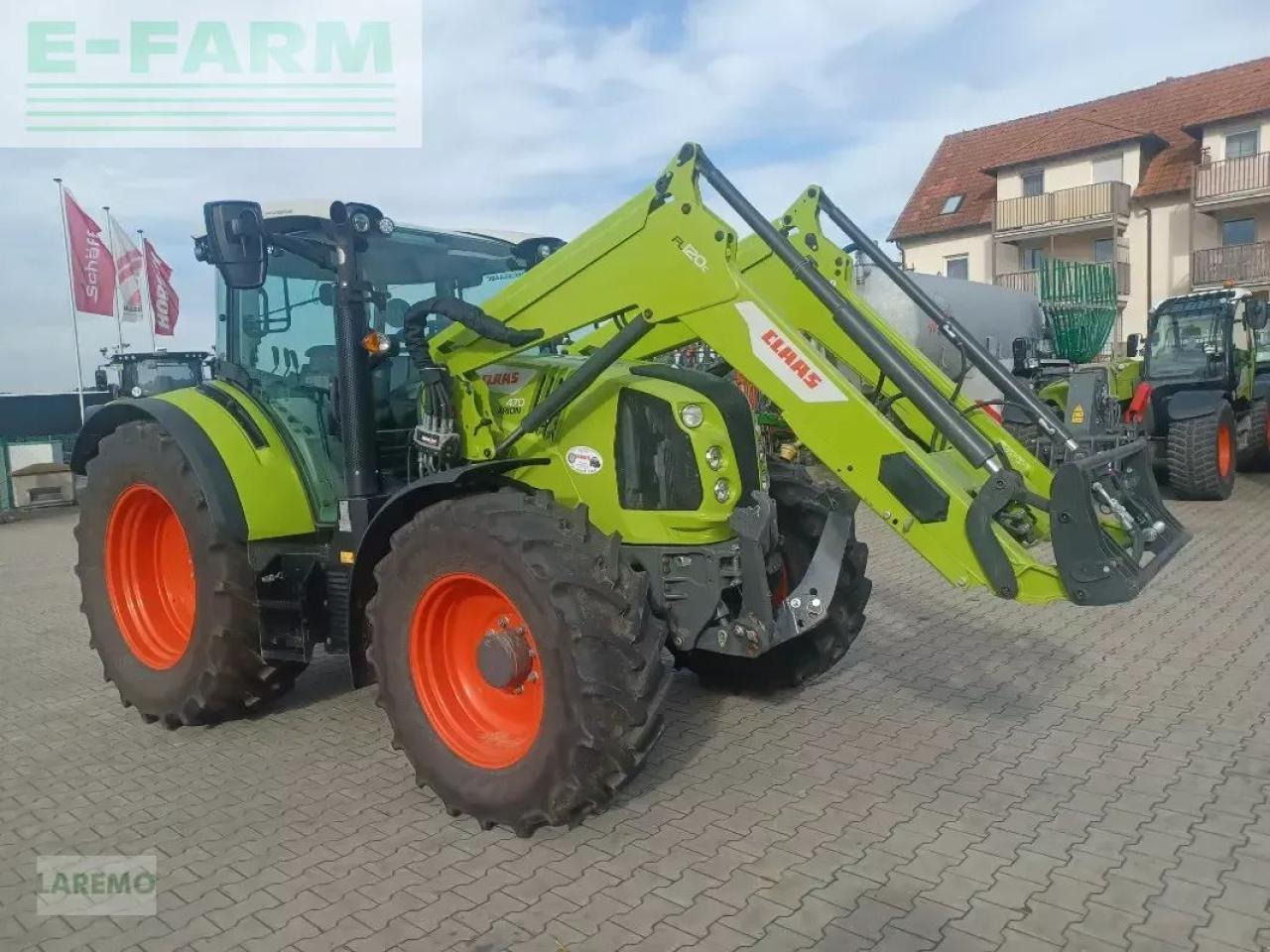 Tractor CLAAS arion 470 cis mit fl 120 c