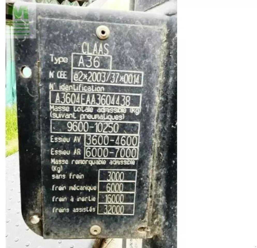 Tractor CLAAS arion 620 c C