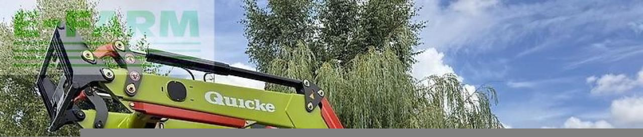 Tractor CLAAS arion 640 cis + quicke q65 CIS