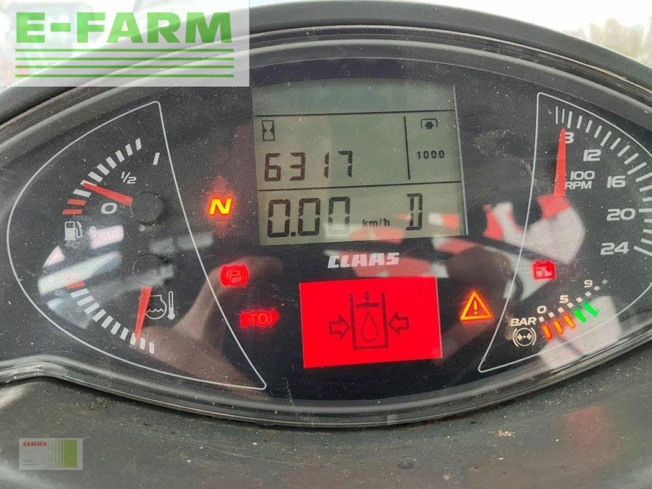 Tractor CLAAS arion 640 hexashift