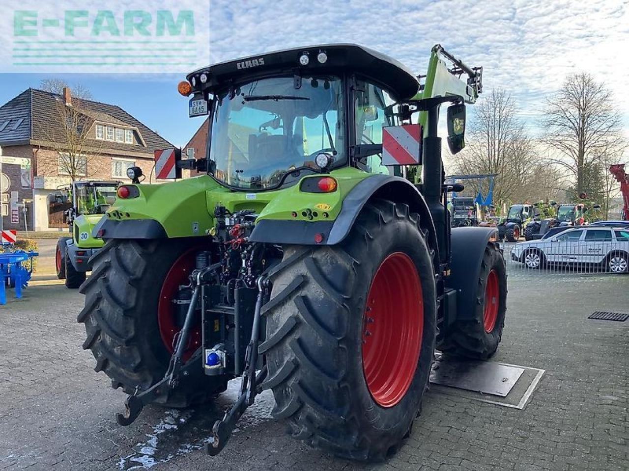 Tractor CLAAS arion 650 cis + fl140 CIS+