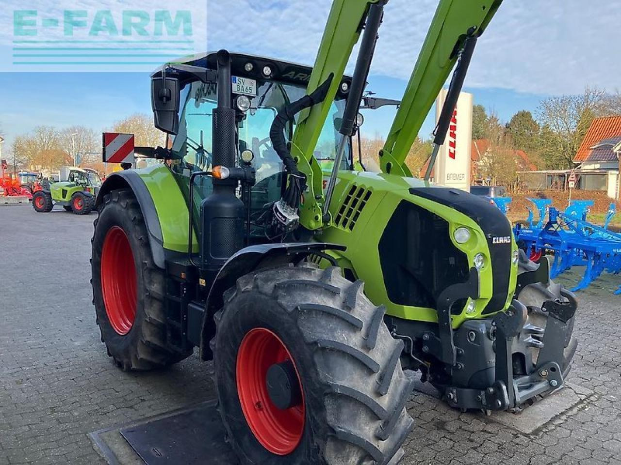 Tractor CLAAS arion 650 cis + fl140 CIS+