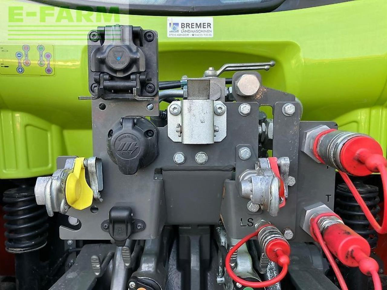 Tractor CLAAS arion 650 cis + fl140 CIS+