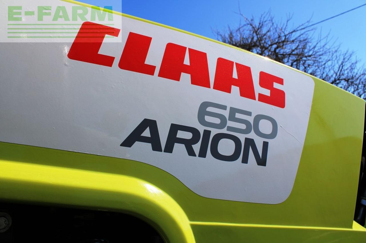 Tractor CLAAS arion 650 cmatic CMATIC
