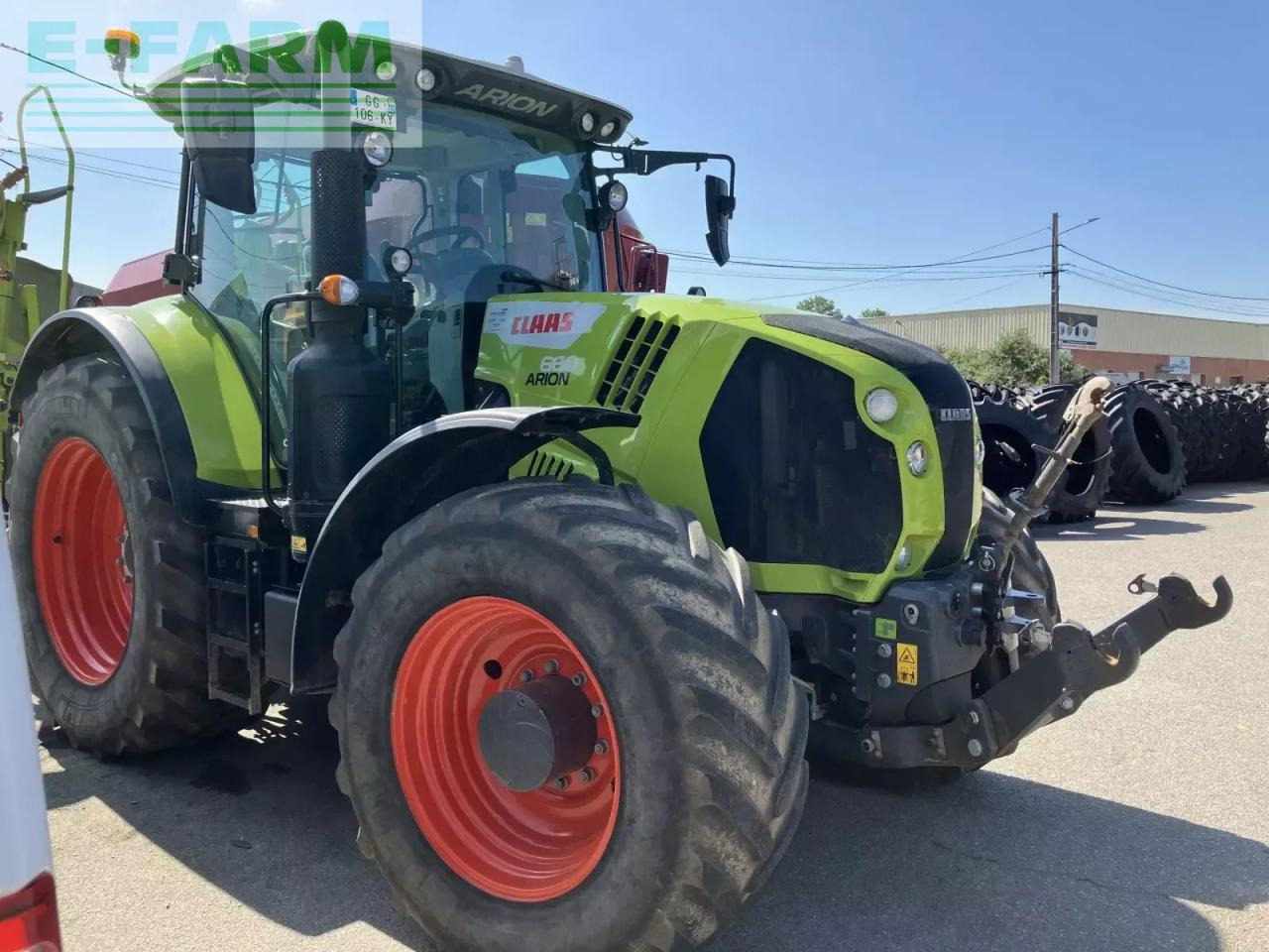 Tractor CLAAS arion 660 cis +