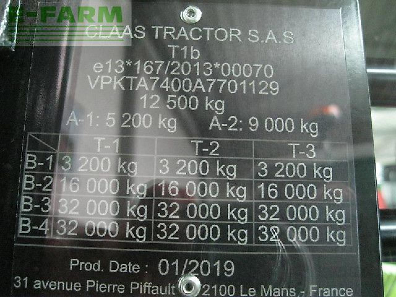 Tractor CLAAS arion 660 cmatic