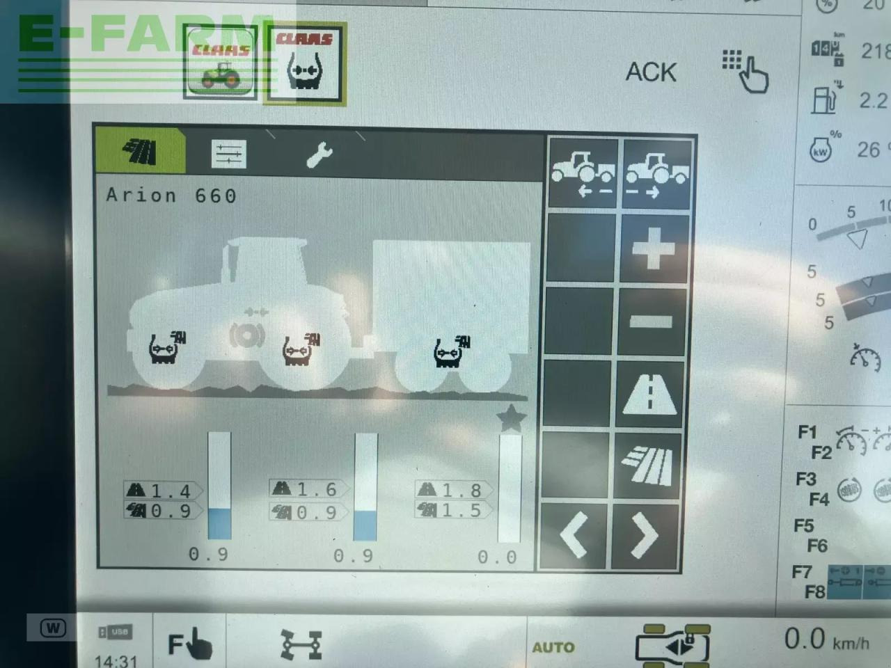 Tractor CLAAS arion 660 cmatic cebis CMATIC CEBIS