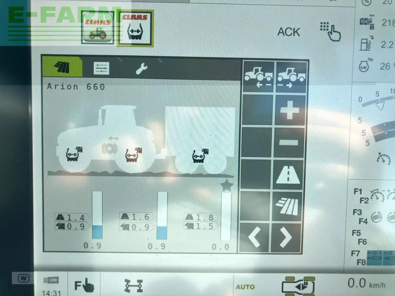 Tractor CLAAS arion 660 cmatic cebis CMATIC CEBIS