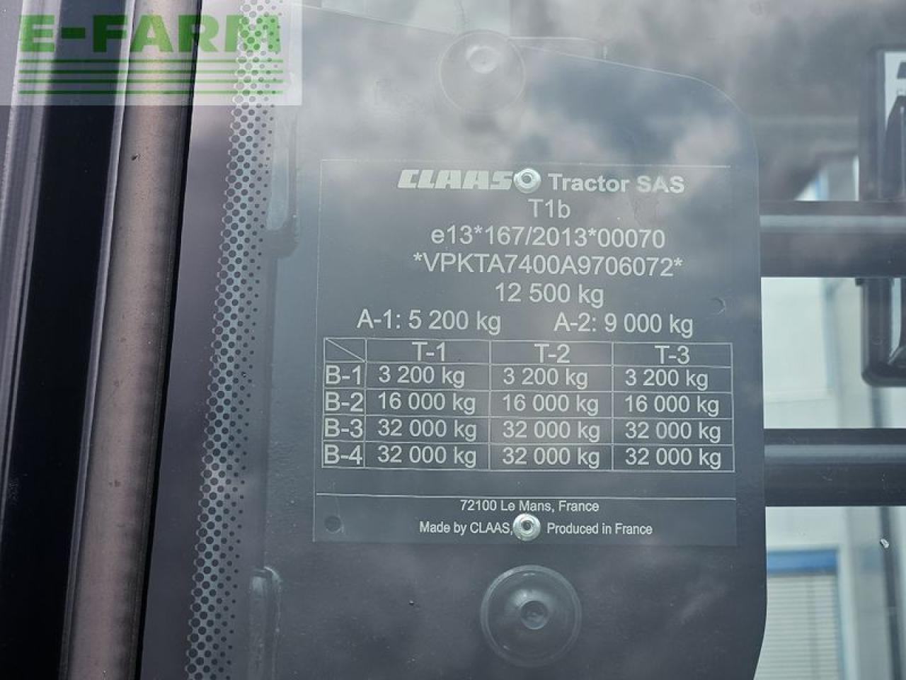 Tractor CLAAS arion 660 cmatic cebis CMATIC CEBIS