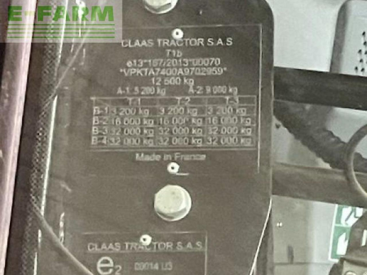 Tractor CLAAS arion 660 cmatic - st v first