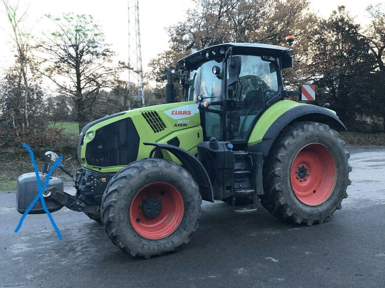 Tractor CLAAS axion 800 hexashift s5