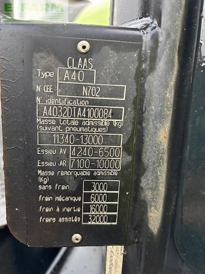 Tractor CLAAS axion 810 cmatic ( getriebe neu ) CMATIC