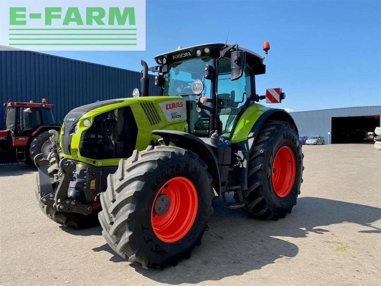 Tractor CLAAS axion 830 cis + med front pto