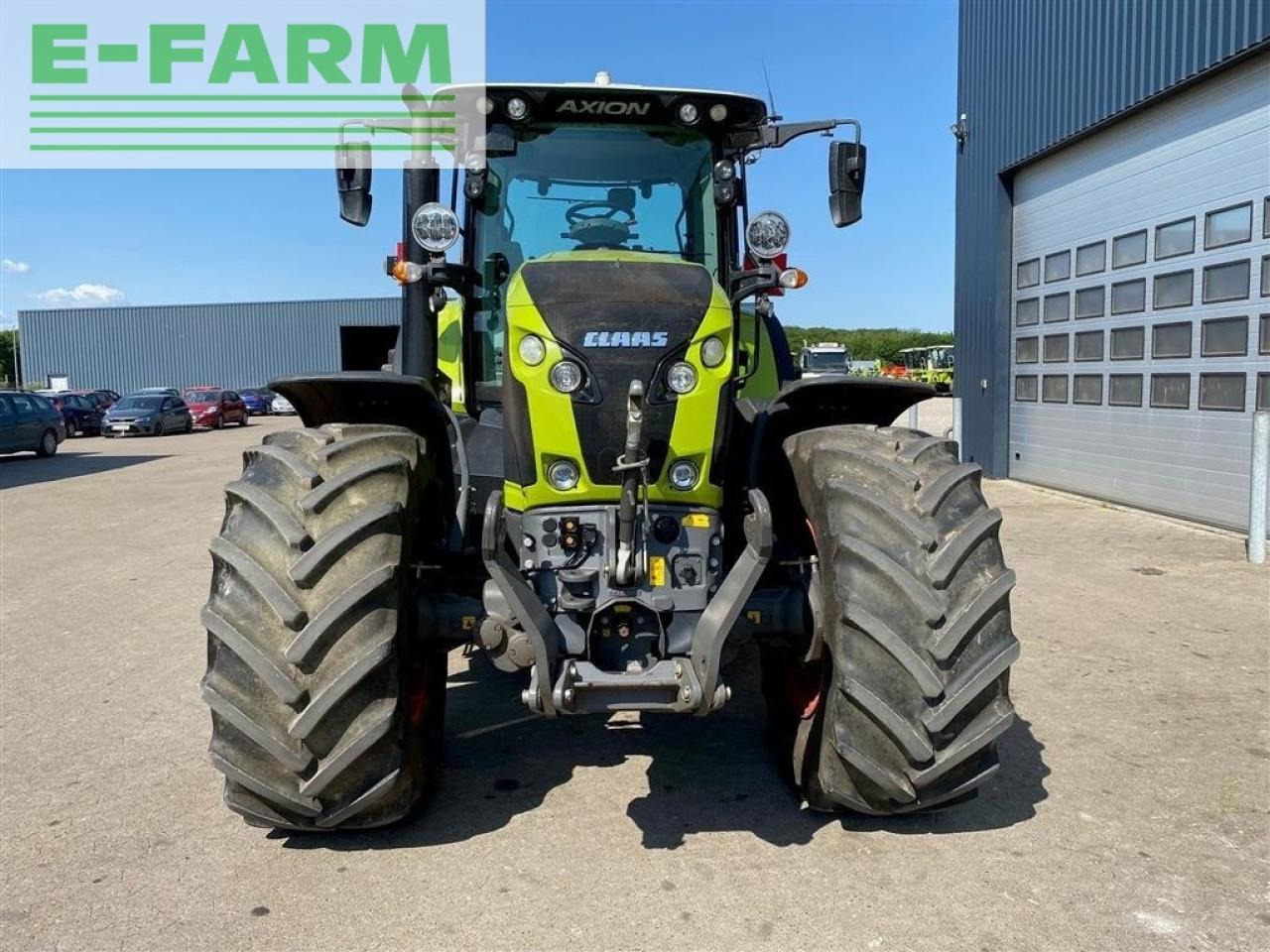 Tractor CLAAS axion 830 cis + med front pto