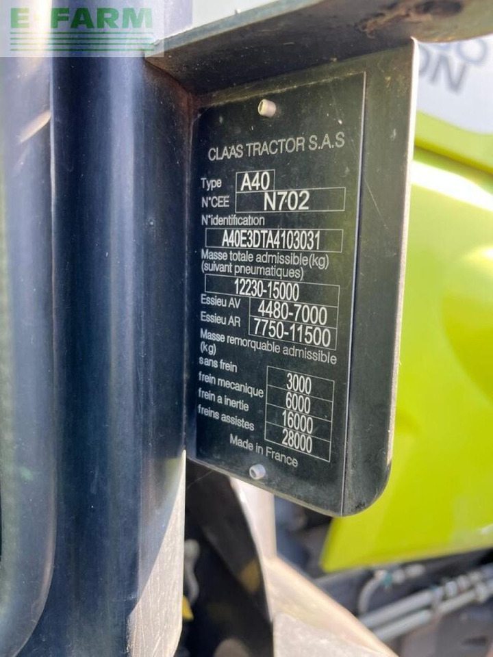 Tractor CLAAS axion 830 cmatic cebis, fkh CMATIC CEBIS