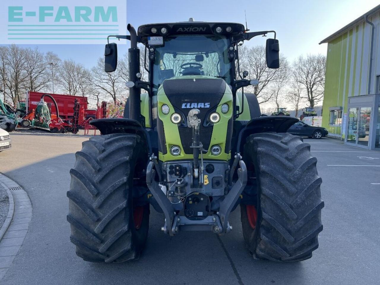 Tractor CLAAS axion 830 cmatic cebis, fkh + fzw, nur 3.965 h. CMATIC CEBIS