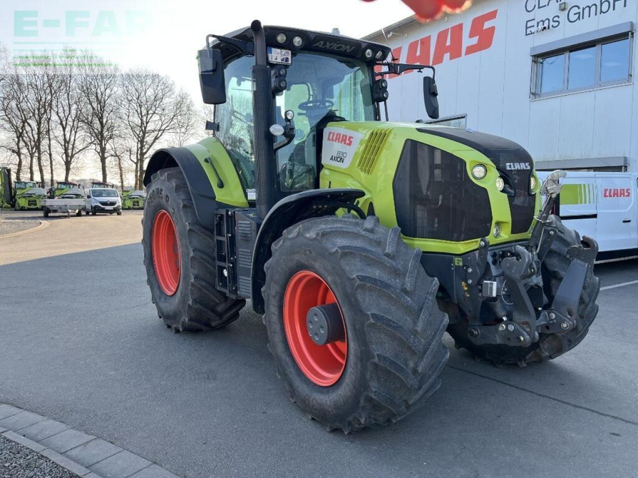 Tractor CLAAS axion 830 cmatic cebis, fkh + fzw, nur 3.965 h. CMATIC CEBIS