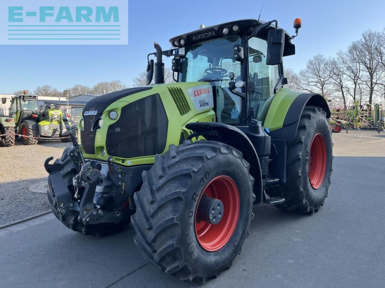 Tractor CLAAS axion 830 cmatic cebis, fkh + fzw, nur 3.965 h. CMATIC CEBIS