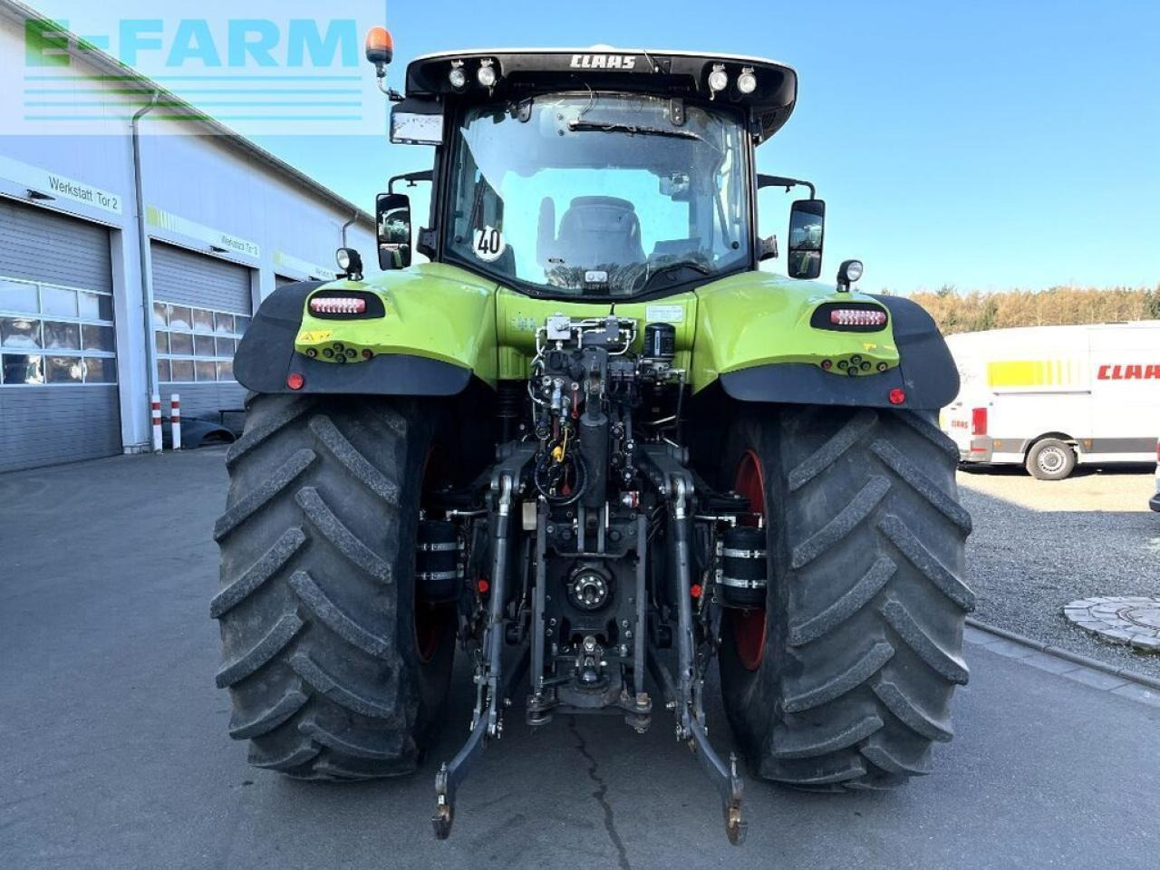 Tractor CLAAS axion 830 cmatic cebis, fkh + fzw, nur 3.965 h. CMATIC CEBIS