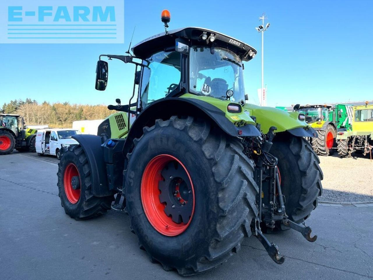 Tractor CLAAS axion 830 cmatic cebis, fkh + fzw, nur 3.965 h. CMATIC CEBIS