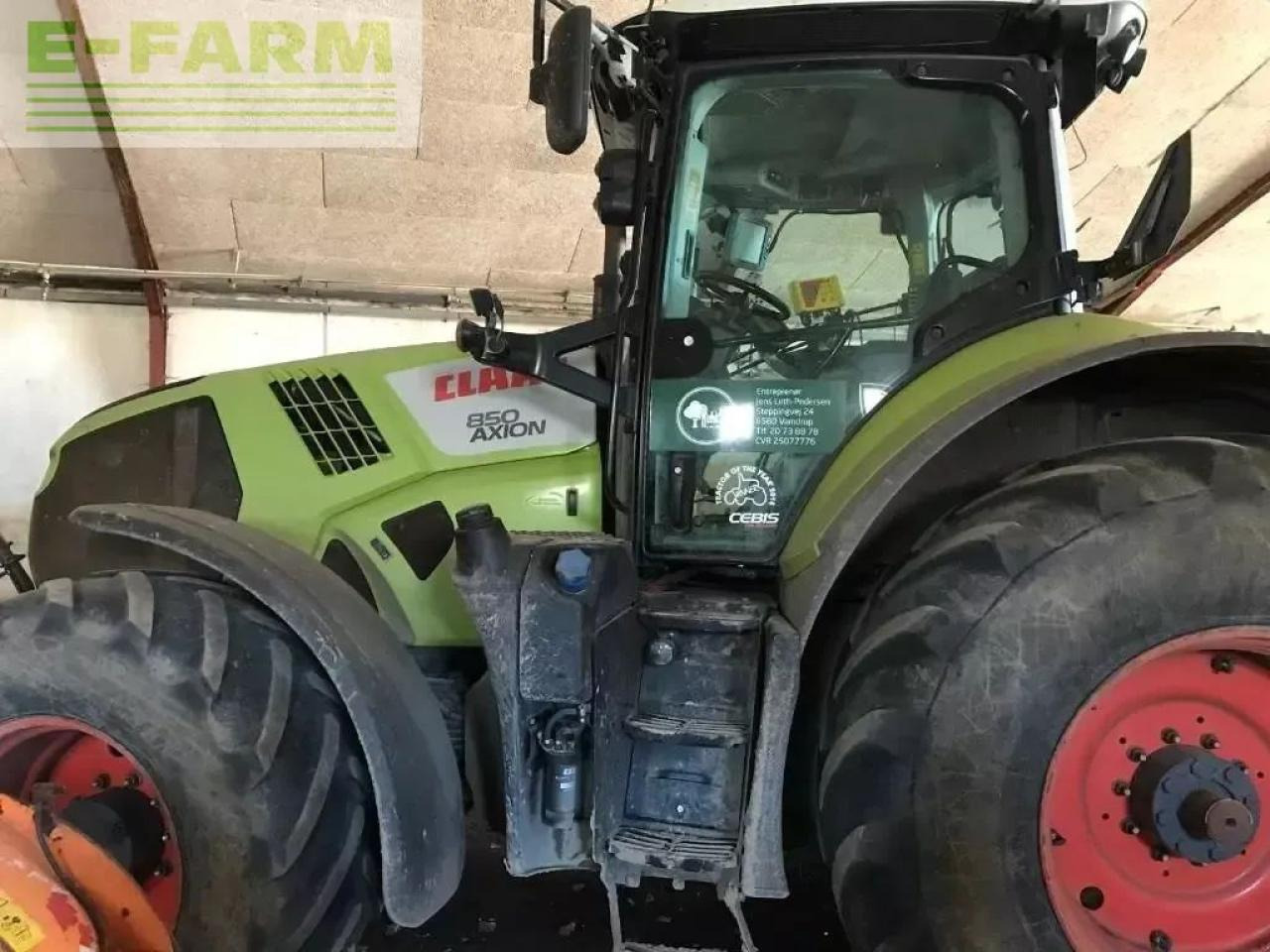 Tractor CLAAS axion 850 cebis