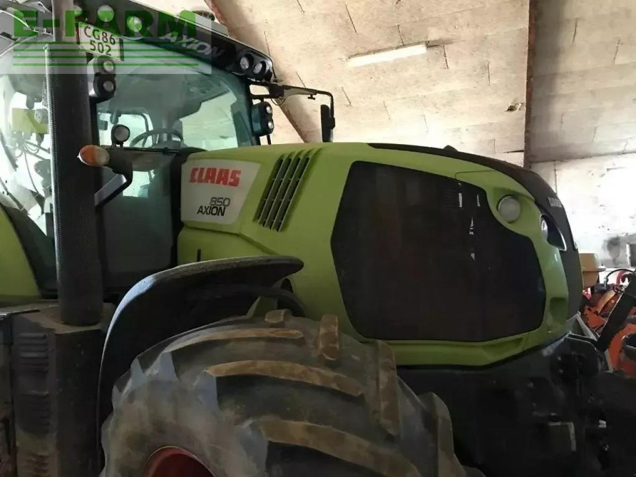 Tractor CLAAS axion 850 cebis