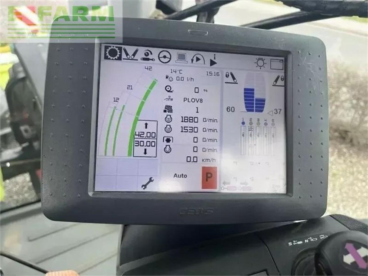 Tractor CLAAS axion 850 cmatic nye dæk CMATIC