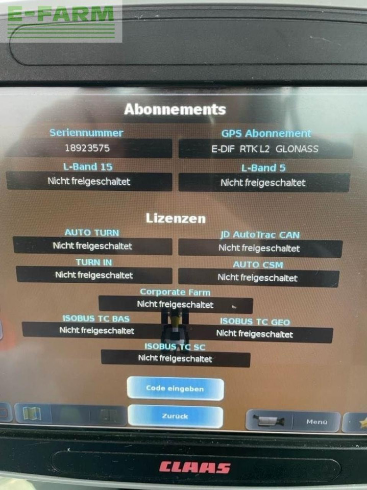 Tractor CLAAS axion 870