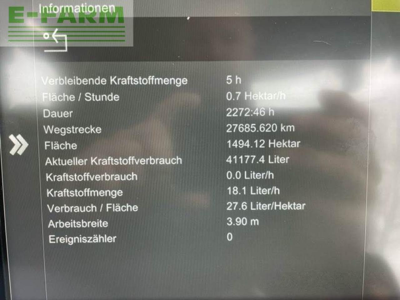 Tractor CLAAS axion 870