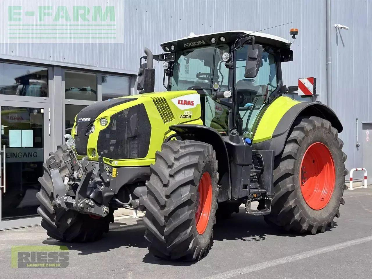 Tractor CLAAS axion 870 cebis cmatic CMATIC CEBIS
