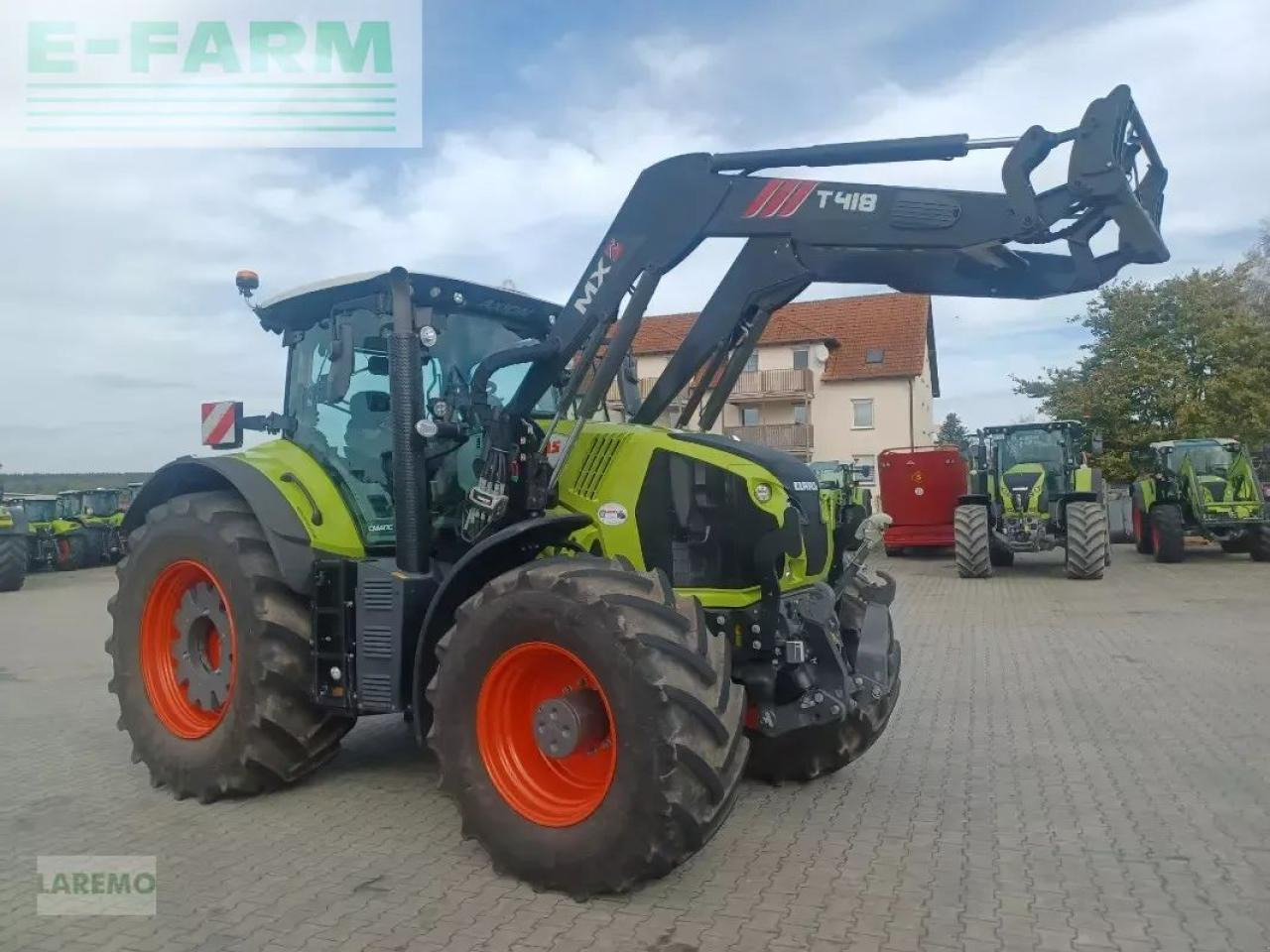 Tractor CLAAS axion 870 cmatic cebis + mx frontlader t 418 CMATIC CEBIS