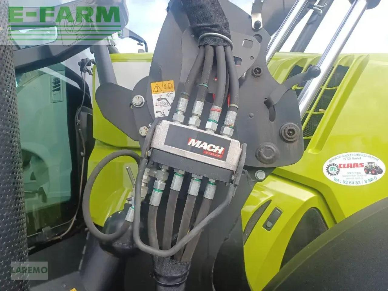 Tractor CLAAS axion 870 cmatic cebis + mx frontlader t 418 CMATIC CEBIS