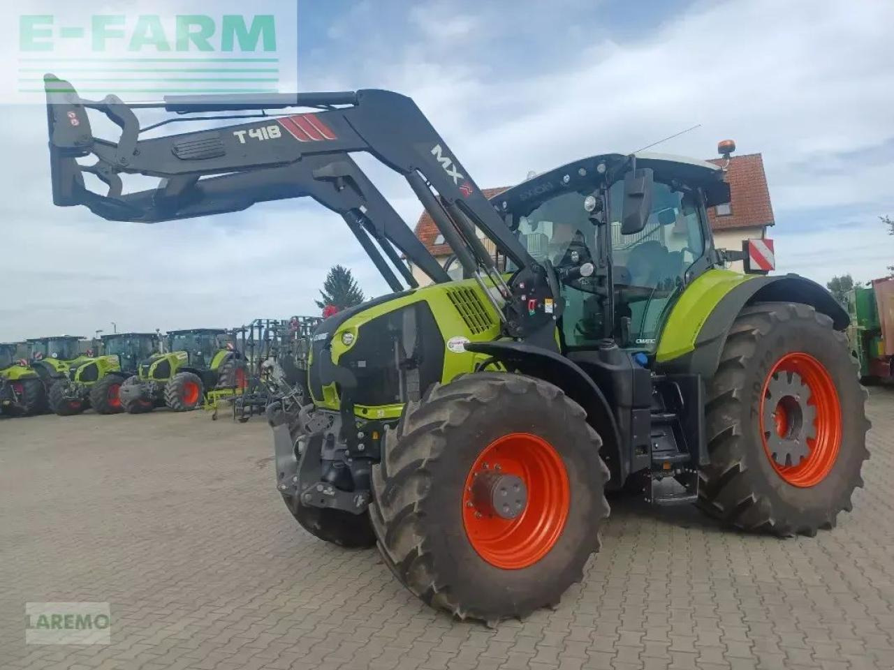 Tractor CLAAS axion 870 cmatic cebis + mx frontlader t 418 CMATIC CEBIS