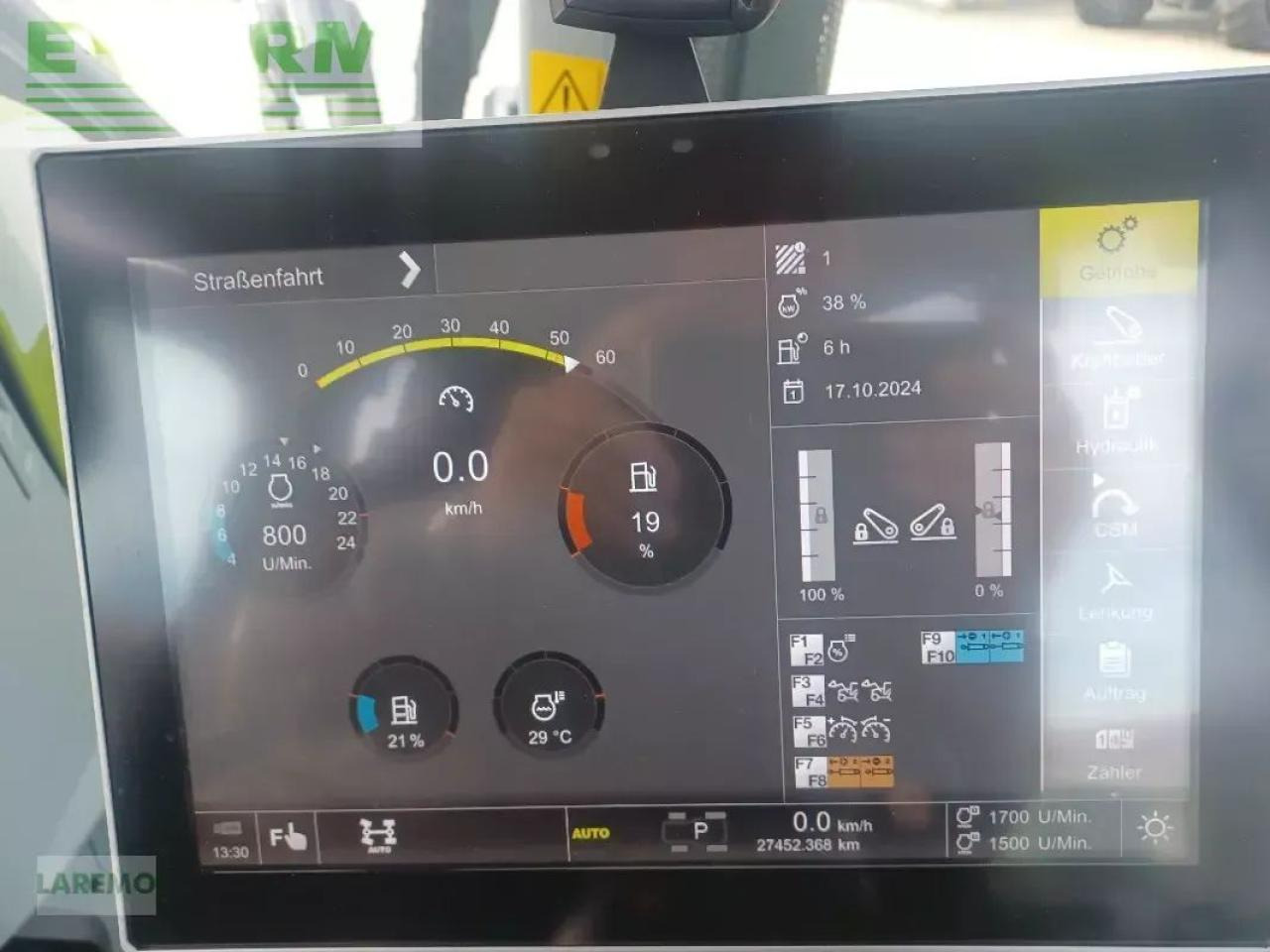 Tractor CLAAS axion 870 cmatic cebis + mx frontlader t 418 CMATIC CEBIS