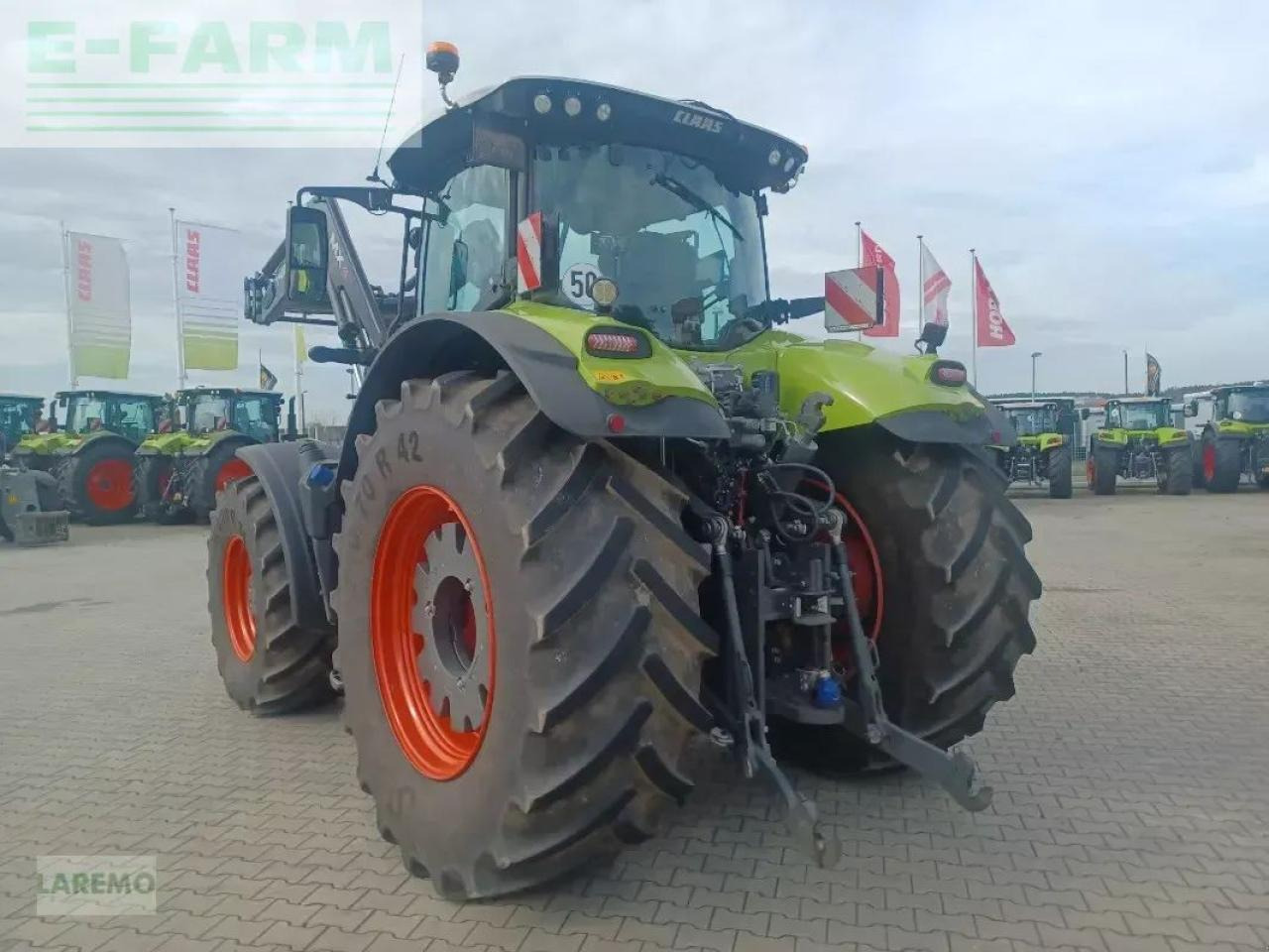 Tractor CLAAS axion 870 cmatic cebis + mx frontlader t 418 CMATIC CEBIS