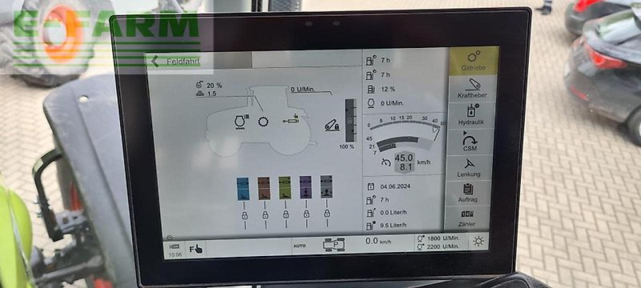 Tractor CLAAS axion 870 cmatic cebis touch, gps ready CMATIC CEBIS