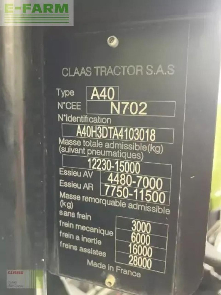 Tractor CLAAS axion 870 cmatic gps rtk CMATIC