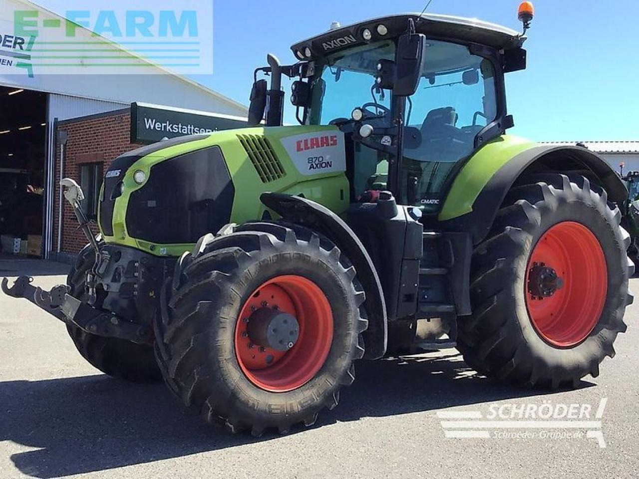 Tractor CLAAS axion 870 cmatic rtk CMATIC