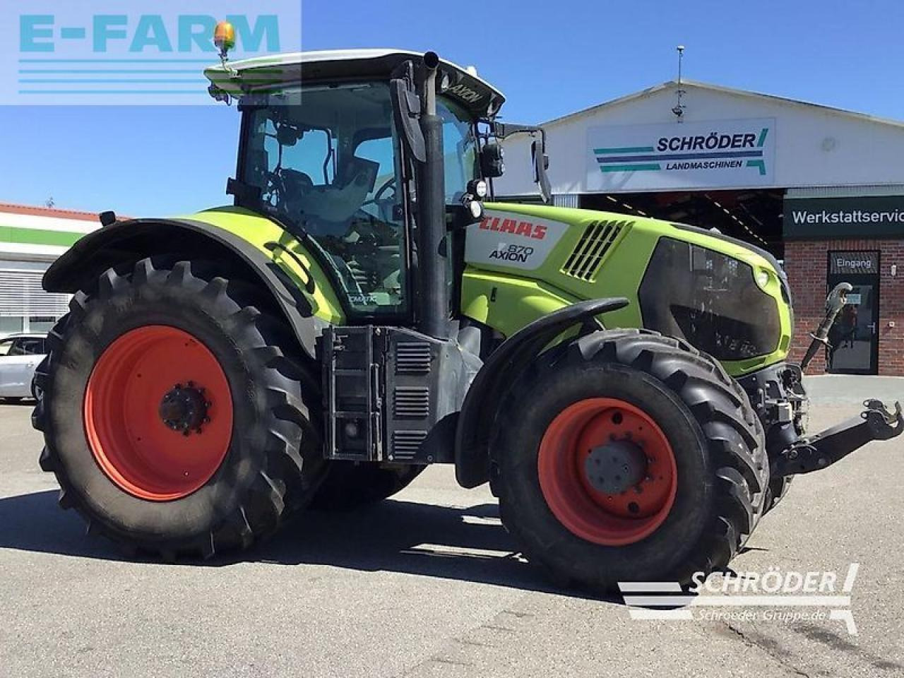 Tractor CLAAS axion 870 cmatic rtk CMATIC
