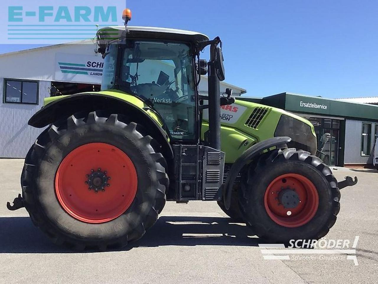 Tractor CLAAS axion 870 cmatic rtk CMATIC
