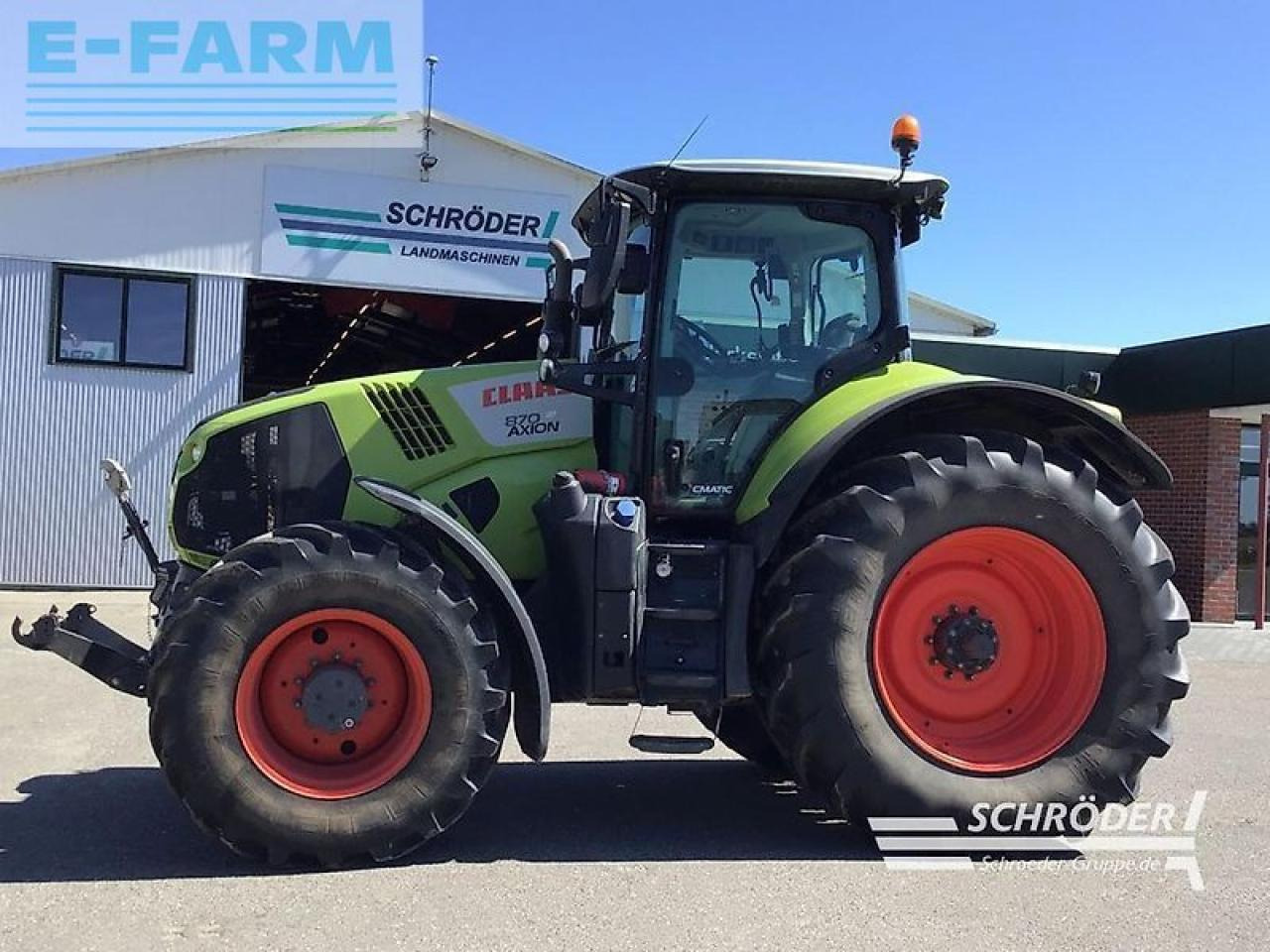 Tractor CLAAS axion 870 cmatic rtk CMATIC
