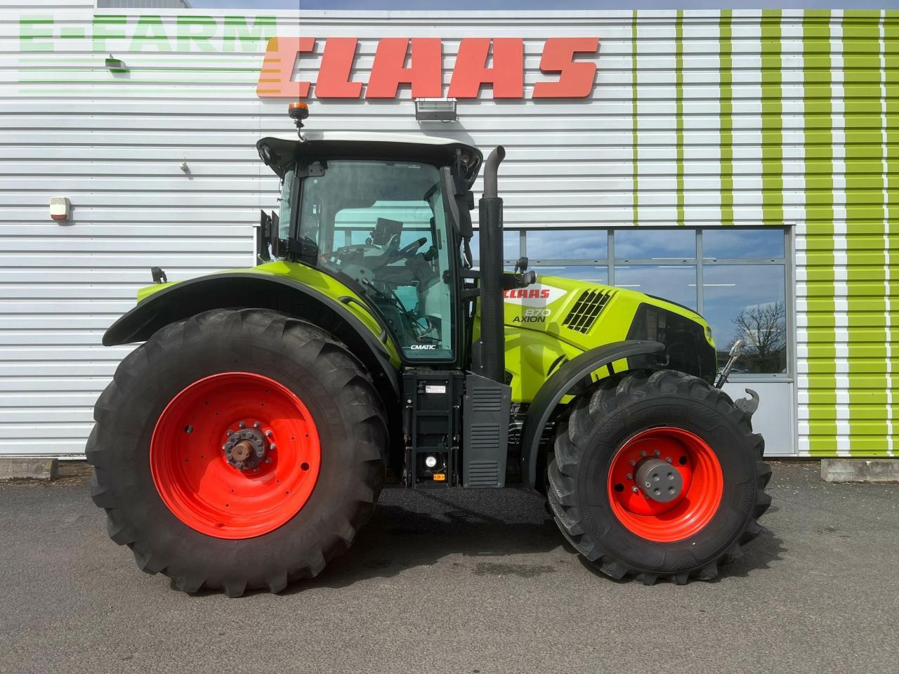 Tractor CLAAS axion 870 cmatic s5 sur mesure CMATIC
