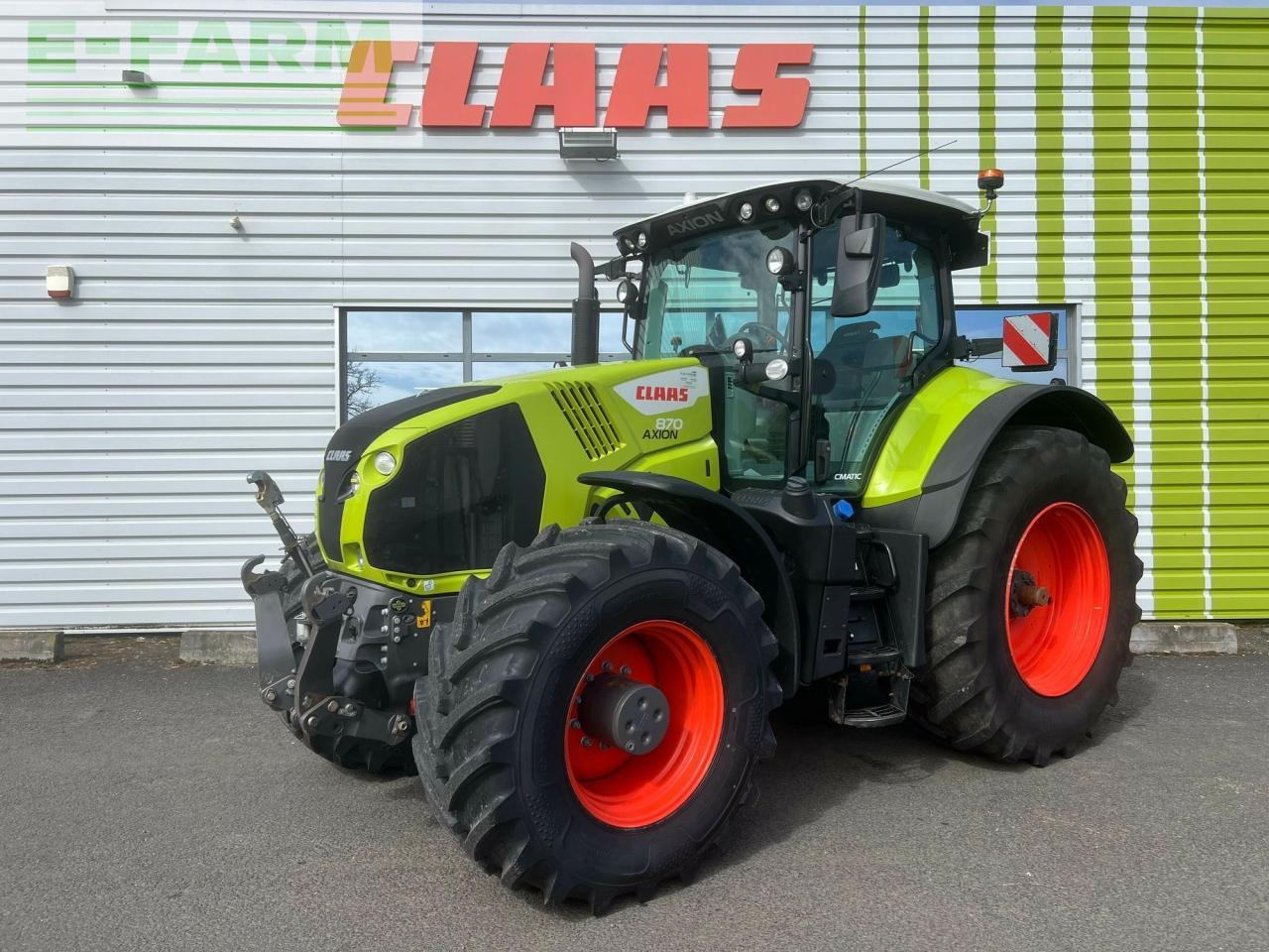 Tractor CLAAS axion 870 cmatic s5 sur mesure CMATIC