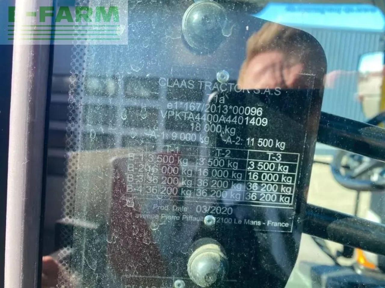 Tractor CLAAS axion 940 cmatic