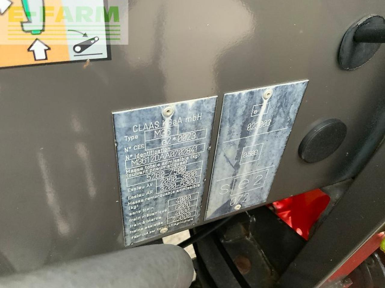 Tractor CLAAS celtis 426rc tractor (st24608)