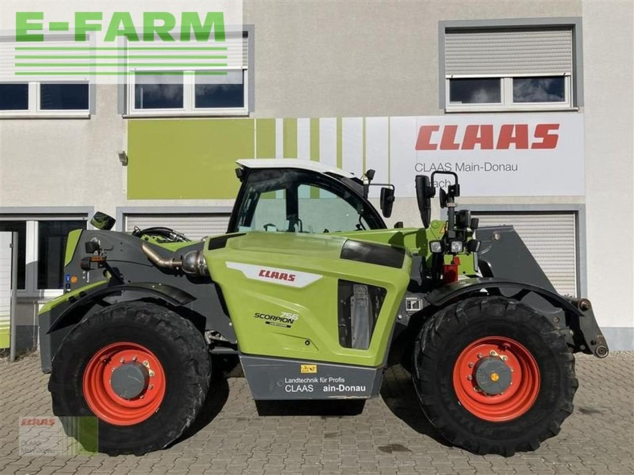 Tractor CLAAS scorpion 756 varipower