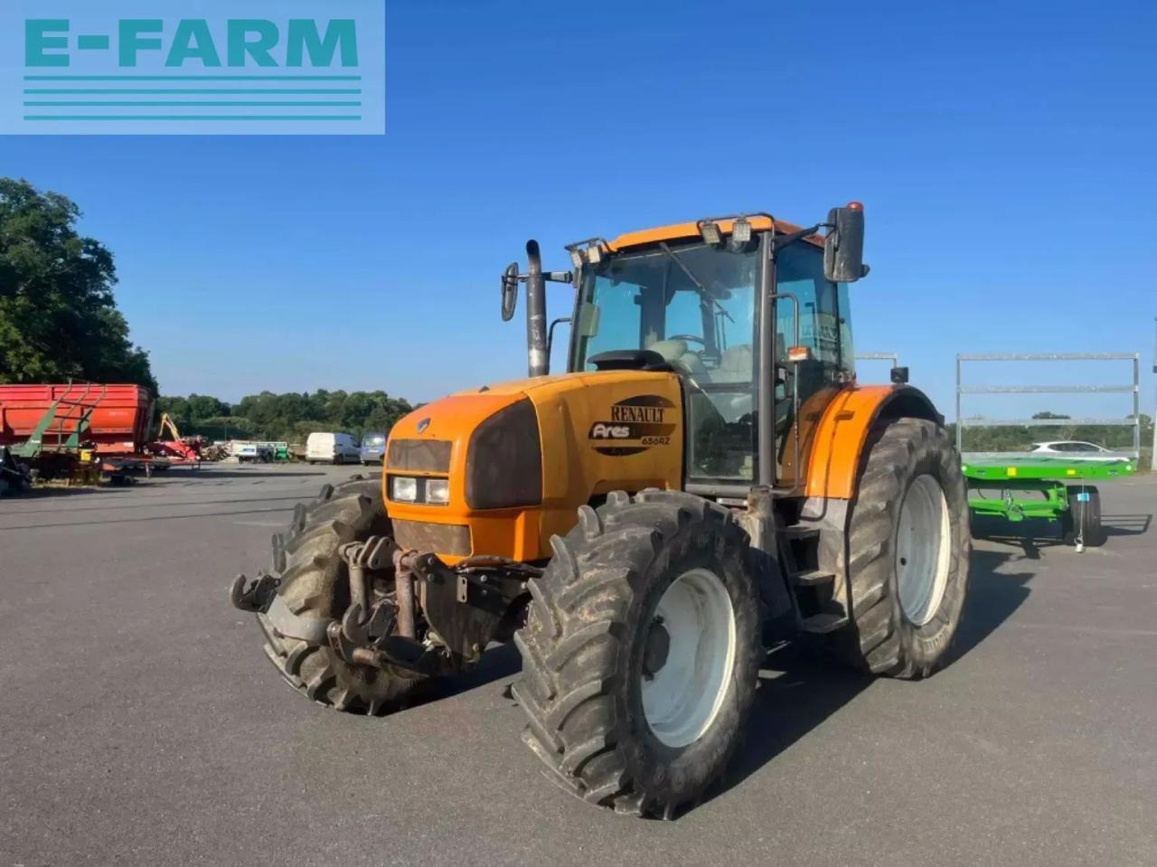 Tractor CLAAS tracteur agricole ares 656 rz claas RZ