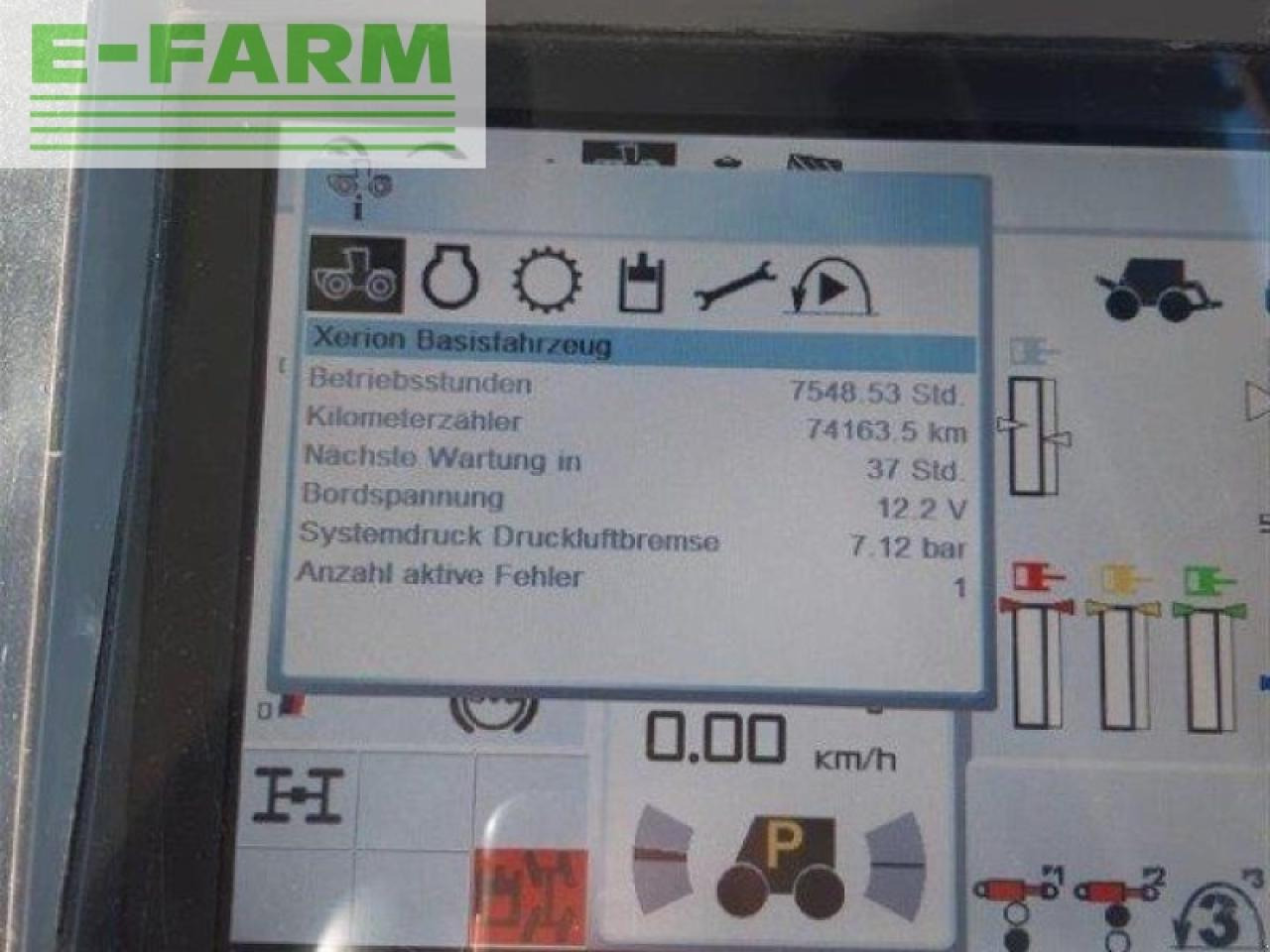Tractor CLAAS xerion 3800 trac TRAC