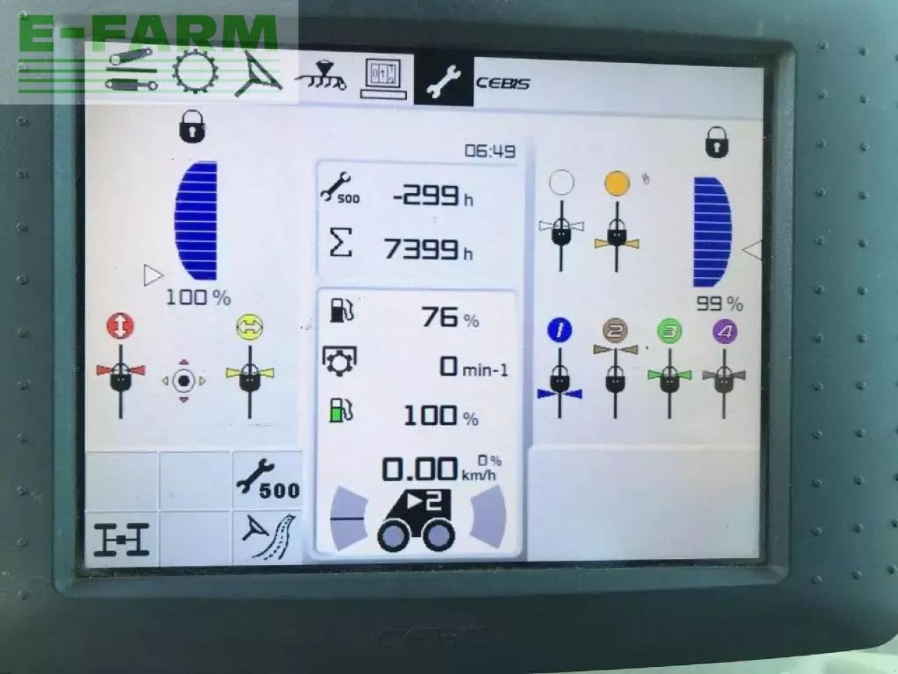 Tractor CLAAS xerion 4500 vc